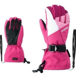 Ziener LANI GTX, skihandschoenen voor kinderen, roze, maat 4 (S)