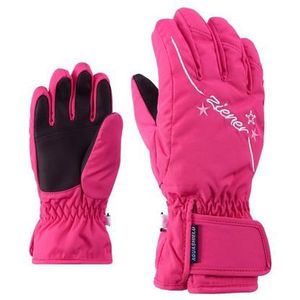 Ziener LULA AS GIRLS skihandschoenen, waterdicht, ademend, roze (Pop Pink), 4,5