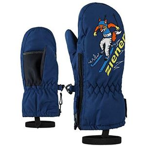 Ziener Estate Skihandschoenen voor kinderen, uniseks, blauw/wit, 86 cm
