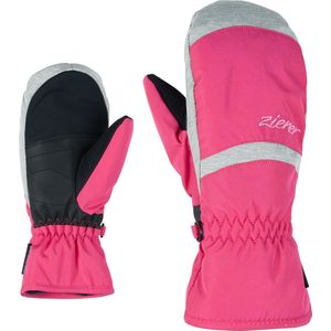 Ziener LEJANOS AS Skihandschoenen voor kinderen, waterdicht, ademend, pop roze, maat 4,5 (S)
