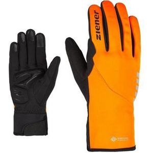 Ziener Dagur GTX Inf Touch Bike Glove Fietshandschoenen, outdoor/functionele handschoenen, waterdicht, ademend, uniseks, gif, oranje, 9,5