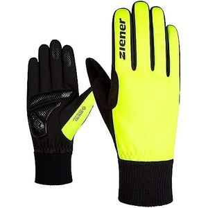 Ziener Volwassenen SMU 18-GWS 414 Bike Glove handschoenen, Poison Yellow, 9 (L)