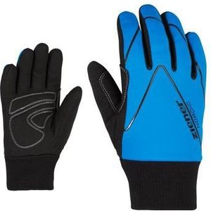 Ziener Unico Junior Langlauf/Nordic/Crosscountry-handschoenen voor kinderen, winddicht, ademend, soft-shell, true blue, S