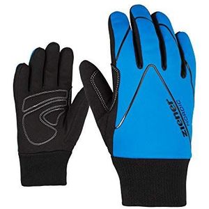 Ziener Unico Junior Langlauf/Nordic/Crosscountry-handschoenen voor kinderen, winddicht, ademend, soft-shell, true blue, XL