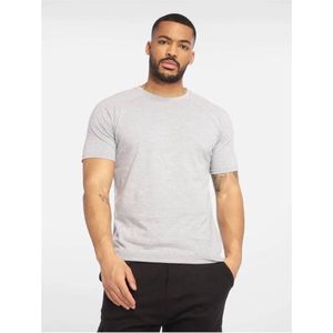 DEF - Kai Melange grey Heren T-shirt - Grijs