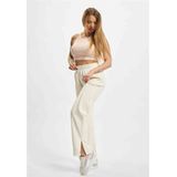 DEF - Wide leg Dames joggingbroek   Wit