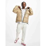 DEF - Shiny Pufferjacket - Beige - 100% Polyester