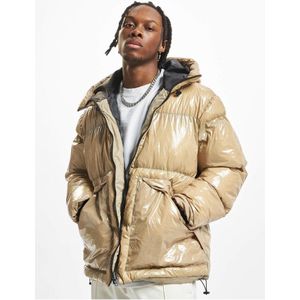 DEF Winterjacke "DEF Herren DEF Shiny Pufferjacket", (1 St.), mit Kapuze
