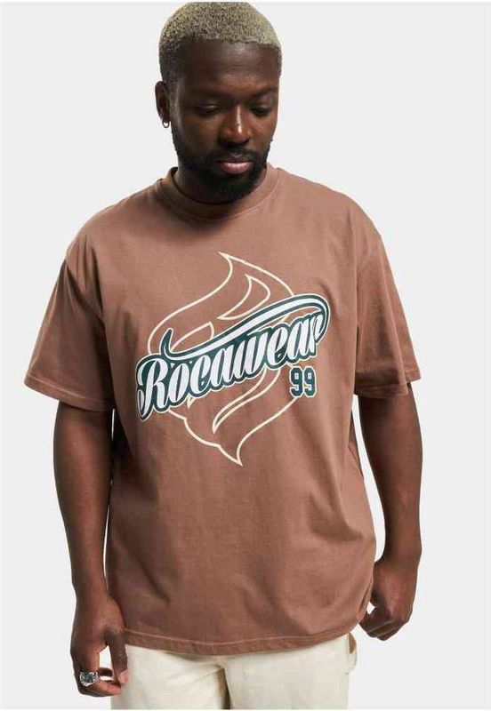 Rocawear - Luisville Heren T-shirt - Bruin