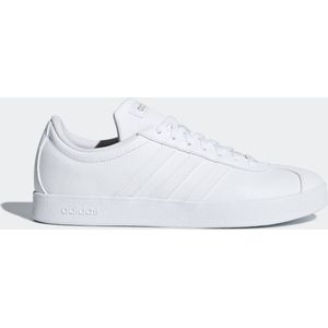 adidas Dames VL Court 2.0 Sneakers, Cloud White / Cloud White / Metallic, 39 1/3 EU