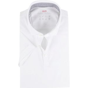 Pure - Functional Polo Shirt - Wit - Korte Mouw