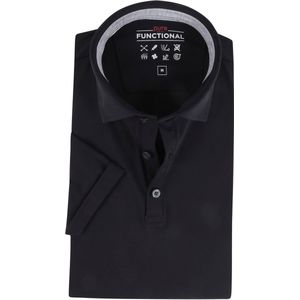 Pure Functional Polo shirt Korte mouw zwart