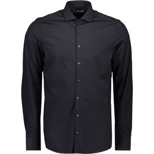 Pure - The Functional Shirt - Zwart - Slim-fit - Overhemd