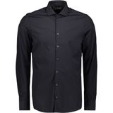 Pure - The Functional Shirt - Zwart - Slim-fit - Overhemd
