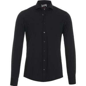 Pure - The Functional Shirt - Zwart - Slim-fit - Overhemd