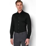 Pure Overhemd Lange Mouw - Zwart