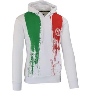 Carlo Colucci, Sweatshirts & Hoodies, Heren, Wit, S, Statement Sweathoodie Carlando