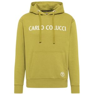Carlo Colucci, Heren, Sweatshirts & Hoodies, Groen, Maat: 2XL