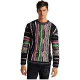 Carlo Colucci - Edizione - Gebreide Trui - Zwart - Heren