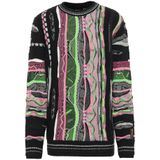 Carlo Colucci - Edizione - Gebreide Trui - Zwart - Heren