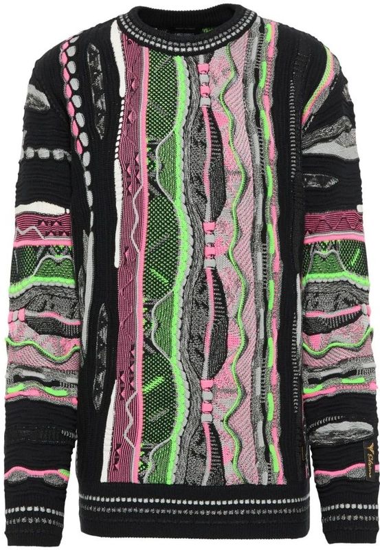 Carlo Colucci - Edizione - Gebreide Trui - Zwart - Heren