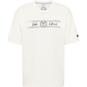 Carlo Colucci - T-Shirt - Wit - Katoen - Regular Fit