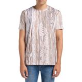 Carlo Colucci Heren T-Shirt Bruin 3 591
