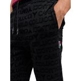 Broek - Di Stefano - Katoen - Zwart - Logoprint - Regular