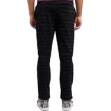 Broek - Di Stefano - Katoen - Zwart - Logoprint - Regular