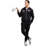 Carlo Colucci - Zip-Through Sweatshirt - Heren - Zwart