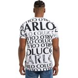 Carlo Colucci Heren T-shirt Wit 4 291