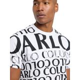 Carlo Colucci Heren T-shirt Wit 4 291