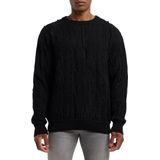 Carlo Colucci - Knit Pullover C10006 - Zwart - Pullover