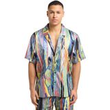 Carlo Colucci - Gebreid Overhemd - Veelkleurig - Heren