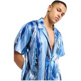 Carlo Colucci - C5081 - Overhemd - Gebreide Print - 97% Polyester/3% Elasthan