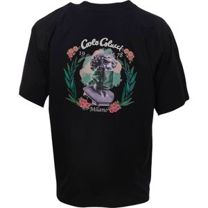 Carlo Colucci - Mediterranean Oversize T-shirt - Zwart - Heren