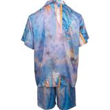 Carlo Colucci - Ornament Knit - Oversize Shirt - Blauw