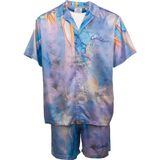 Carlo Colucci - Ornament Knit - Oversize Shirt - Blauw