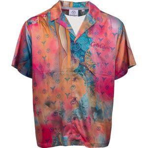 Carlo Colucci - Ornament Knit - Oversized Shirt - Multicolor - Katoen