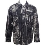 CARLO COLUCCI - Loose Fit Overhemdjack - Katoen - Met Labelstitching