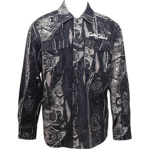 CARLO COLUCCI - Loose Fit Overhemdjack - Katoen - Met Labelstitching