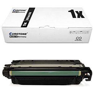 1x Eurotone Remanufactured Toner voor HP LaserJet Enterprise color flow MFP M 575 c vervangen CE400A 507A