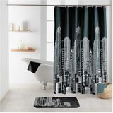 Dynamic24 - Duschvorhang New York 180x200 cm 1801124