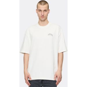 Oversized T-shirt met labelprint, model 'CREGO'