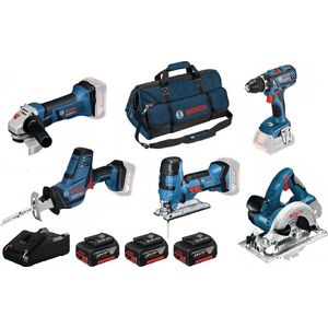 Bosch Toolkit 5 | Combiset | 18V | Li-Ion | 4.0Ah | in tas