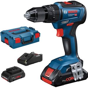 Accu schroefklopboormachine GSB 18V-55 2x ProCORE18V 4,0Ah, lader GAL 18V-40