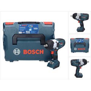 Bosch GDS 18V-1000 C 18V Li-Ion Accu BiTurbo Slagmoeraanzetter Body Incl. Bluetooth Module In L-Boxx - 1000Nm - Koolborstelloos