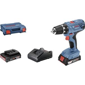Bosch - GSR 18V-21 - Accuschroefboormachine - Blauw - Kunststof - Inclusief Batterij en Koffer
