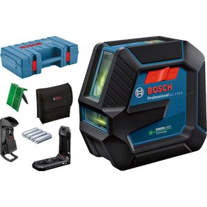 Bosch Professional GLL 2-15 G Kruislijnlaser Groen + Plafondklem DK 10 In Koffer - 0601063W02