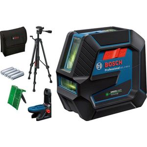 Bosch Professional GCL 2-50 G Kruislijnlaser Groen + BT 150 Statief - 0601066M01